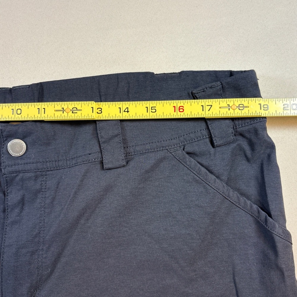 Duluth Trading Co Cargo Shorts Womens 18 Navy Dry on the Fly Hiking Outdoor Work - Picture 4 of 9
